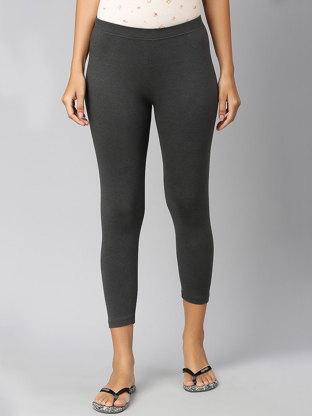 Seiyon Tex Bio-Washed Capri Length Leggings