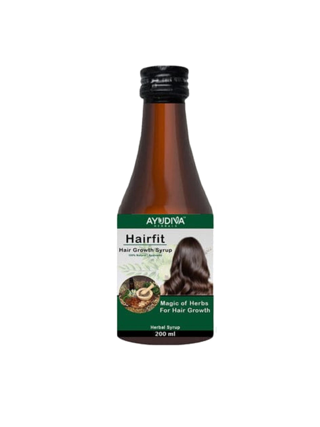 AYUDIVA HERBALS Hairfit Herbal Syrup - 200 ml