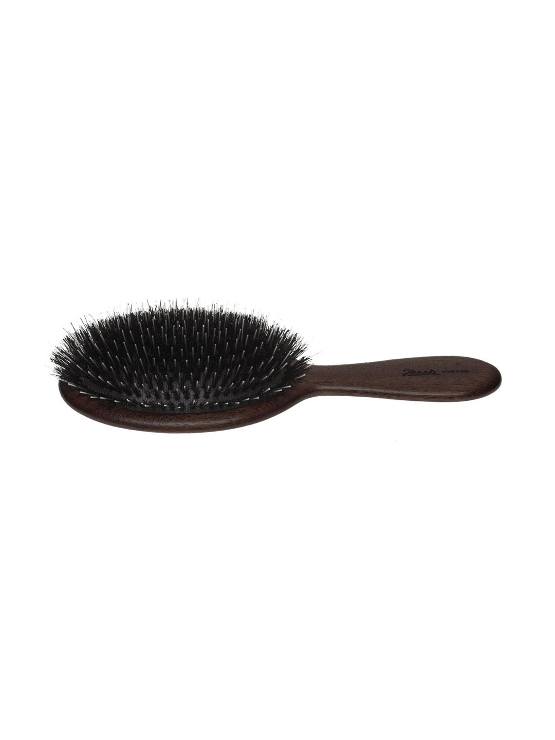 Janeke Professional Dark Wood Bubinga Body & Mix Bristle Hair Brush