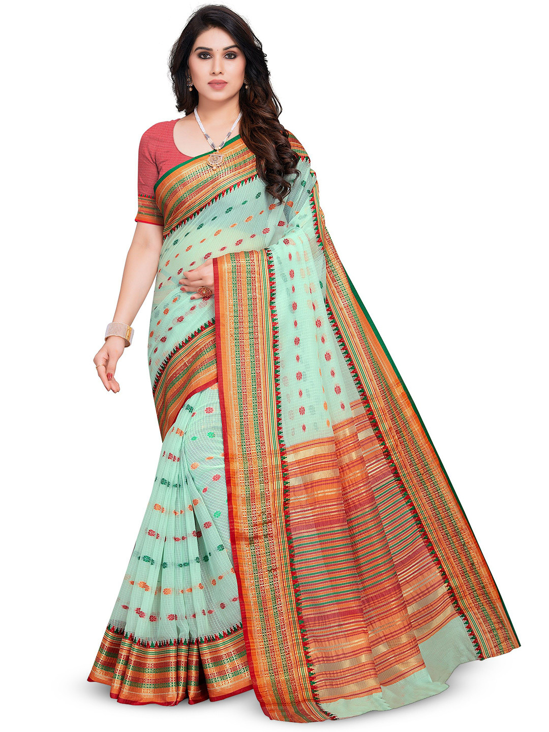 Moda Rapido Kota Doria Cotton Manipuri Saree