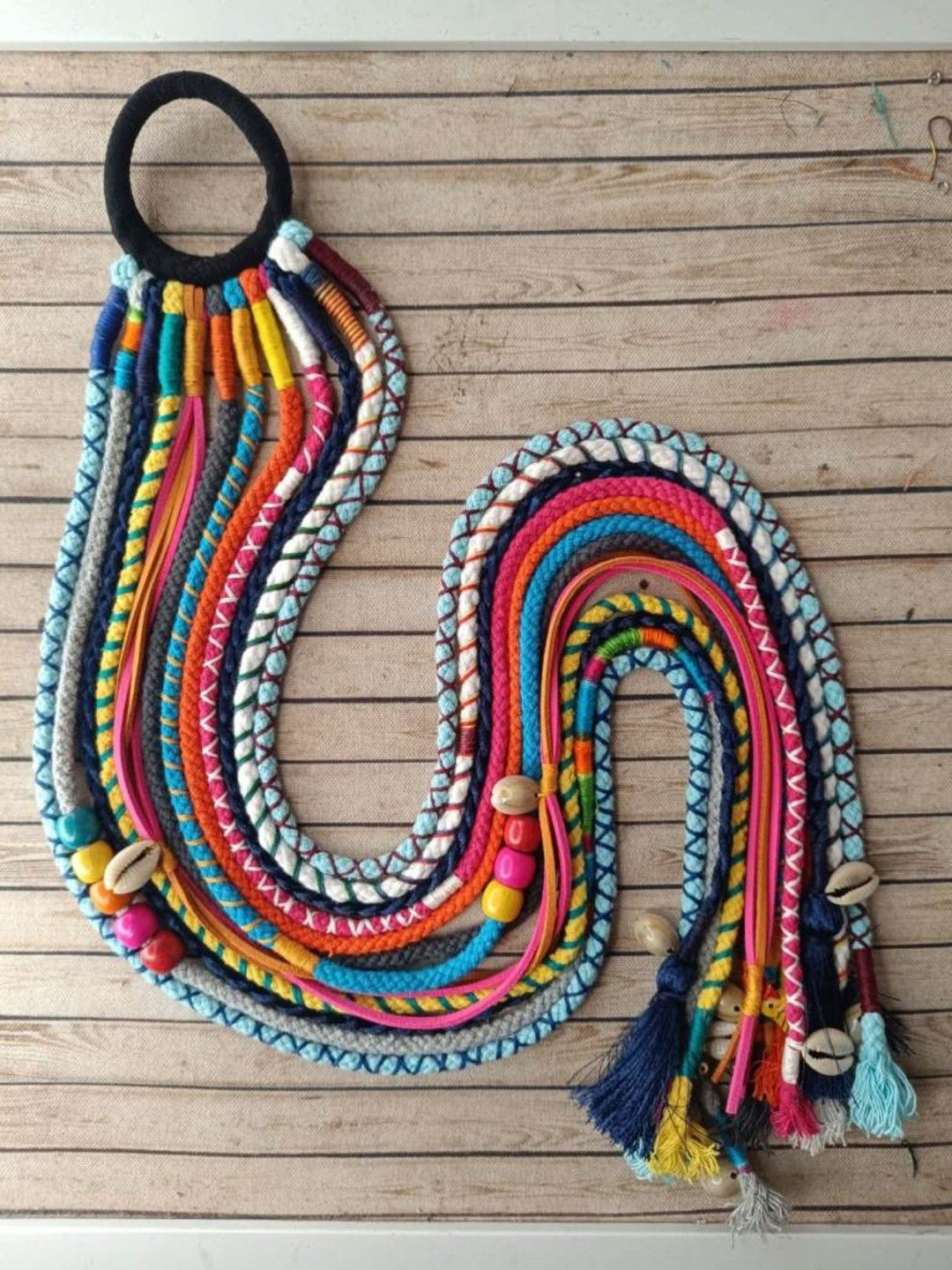 JewelSana Women Boho Hair Strings Ponytail Holders