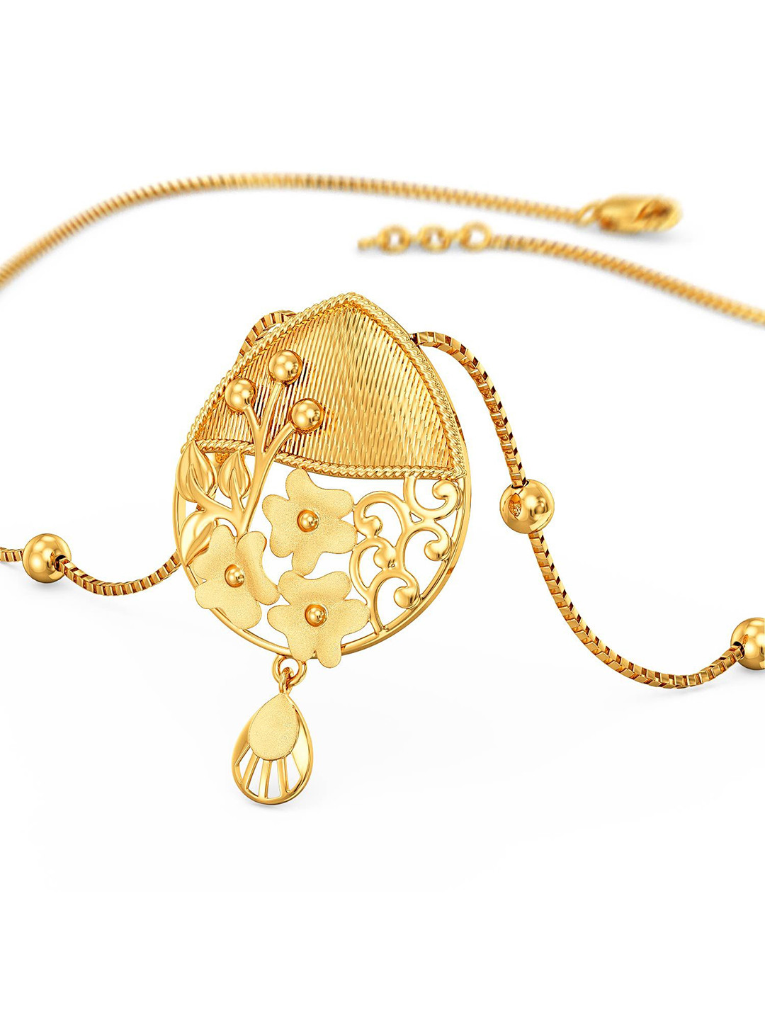 Joyalukkas Delicate Blossomy Gold Necklace