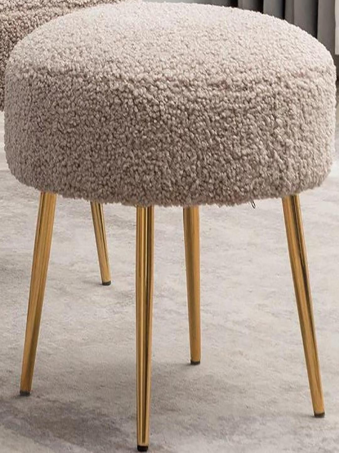 DOE BUCK Wood Wool Round Ottomans