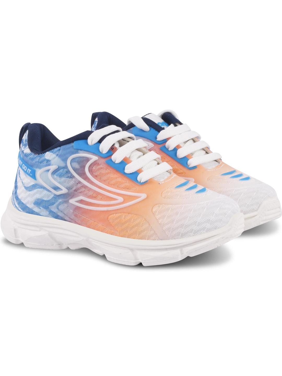 PU-PINE Kids-Unisex Blue Casual Shoes