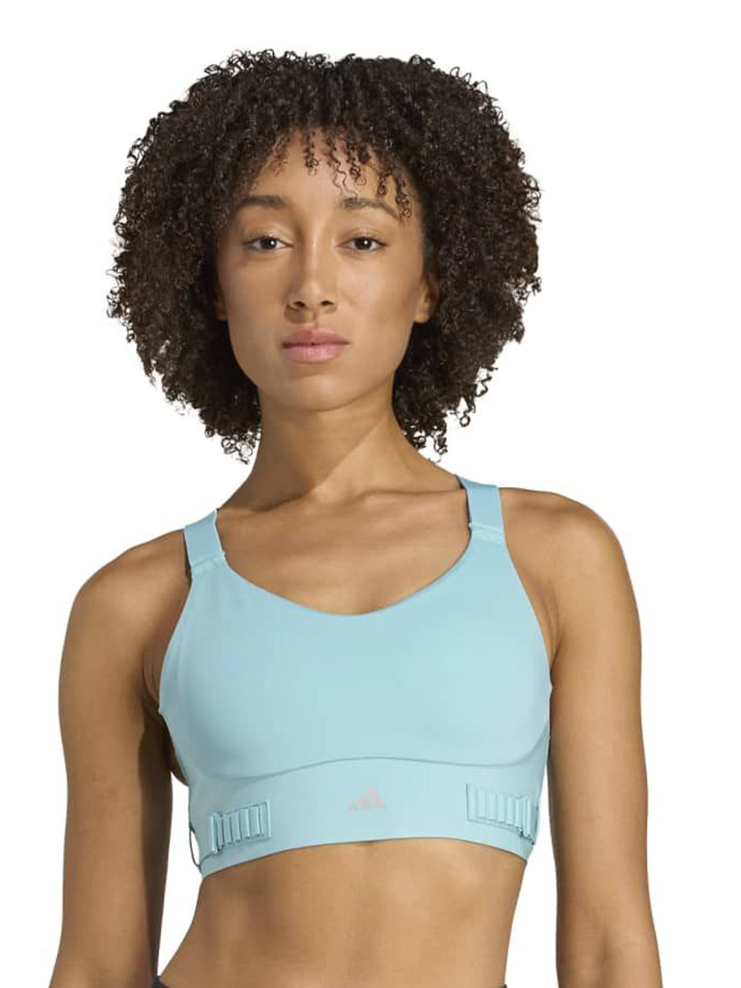 ADIDAS Women Full Coverage Lightly Padded Workout Bra JV9771-MINTON