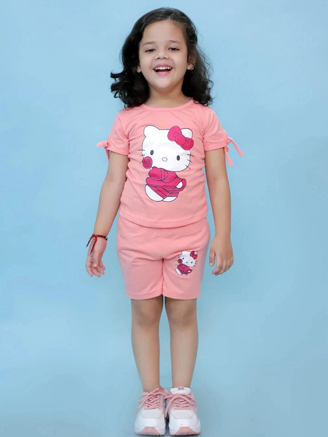 CHANDRIKA Girls Rose Clothing Set