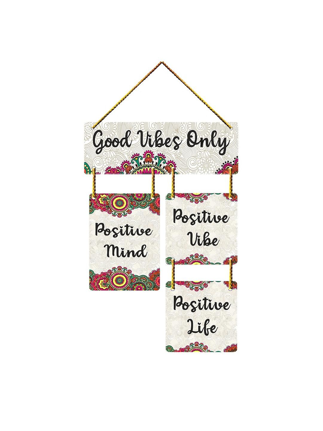 PVL Tiered Good Vibes Only Wall Hanging Decor