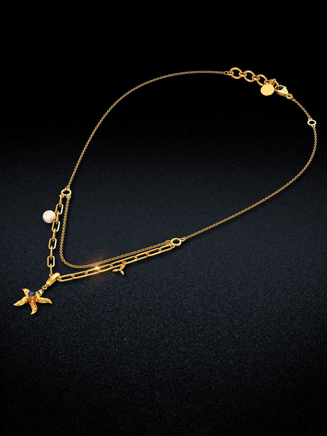 Joyalukkas Celestial Starfish Charm Necklace