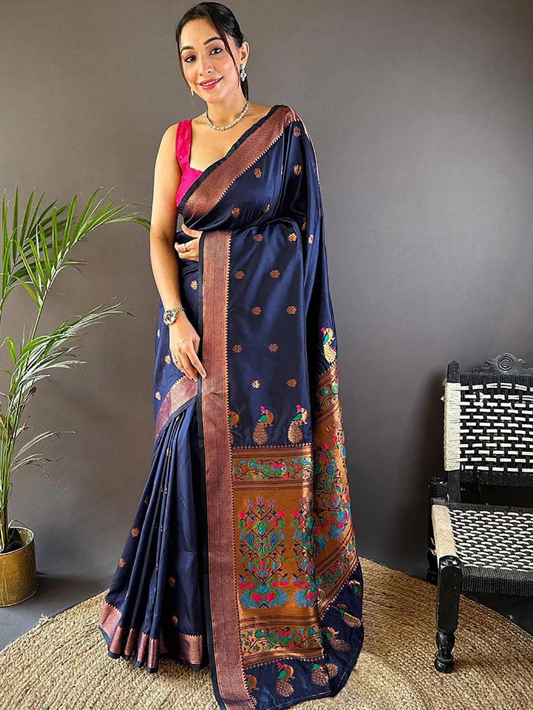 Blue Titan Saree