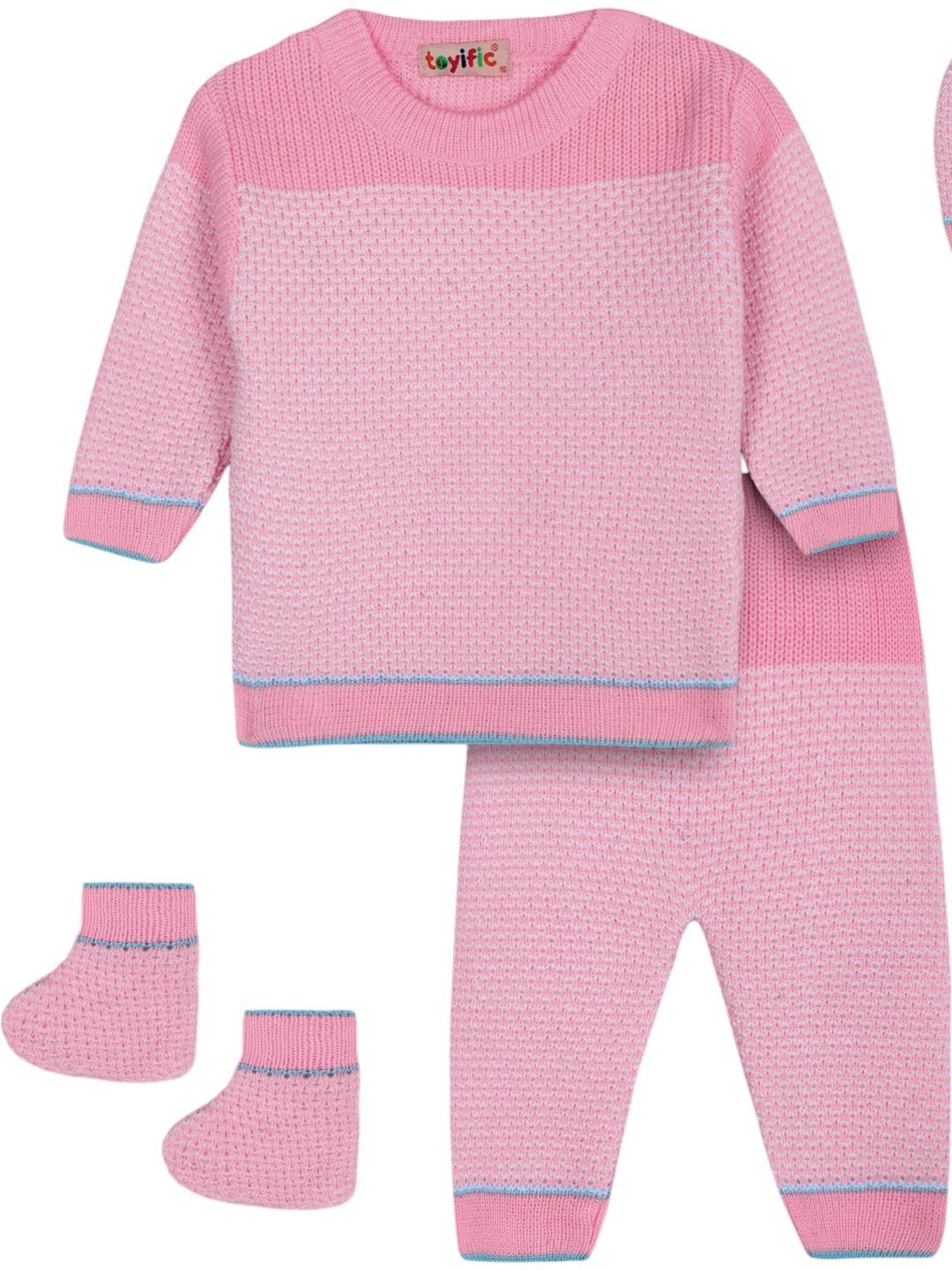 toyific Kids Pink Sweaters