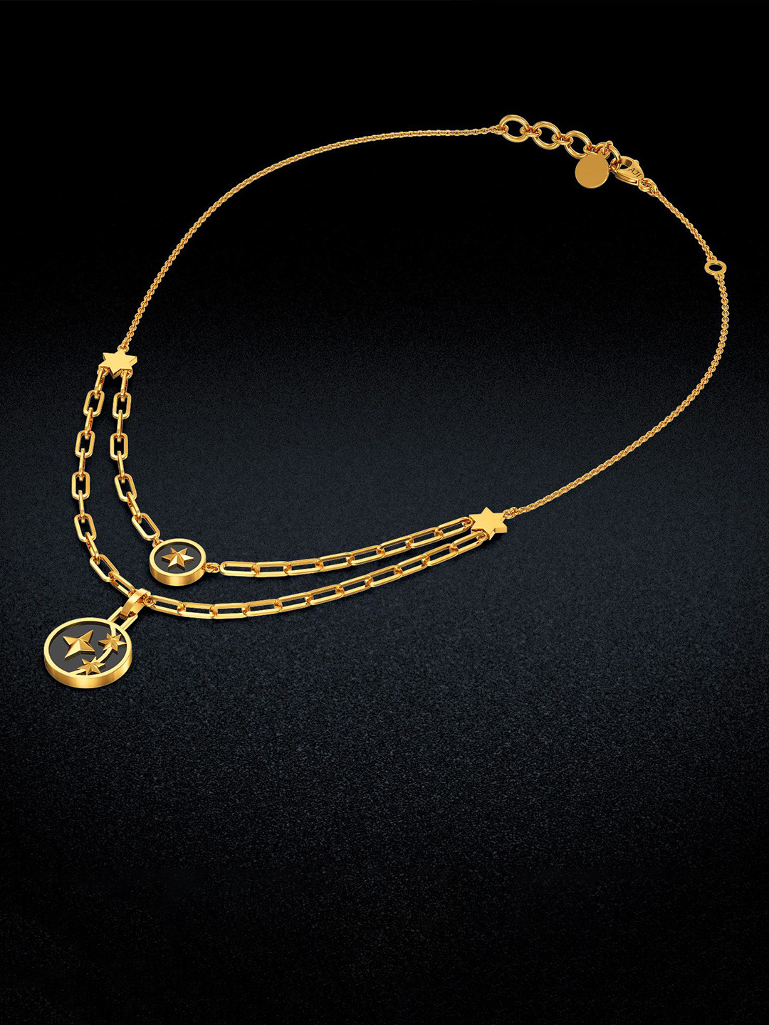 Joyalukkas  Women 22KT Cosmic Starburst  Necklace Gold