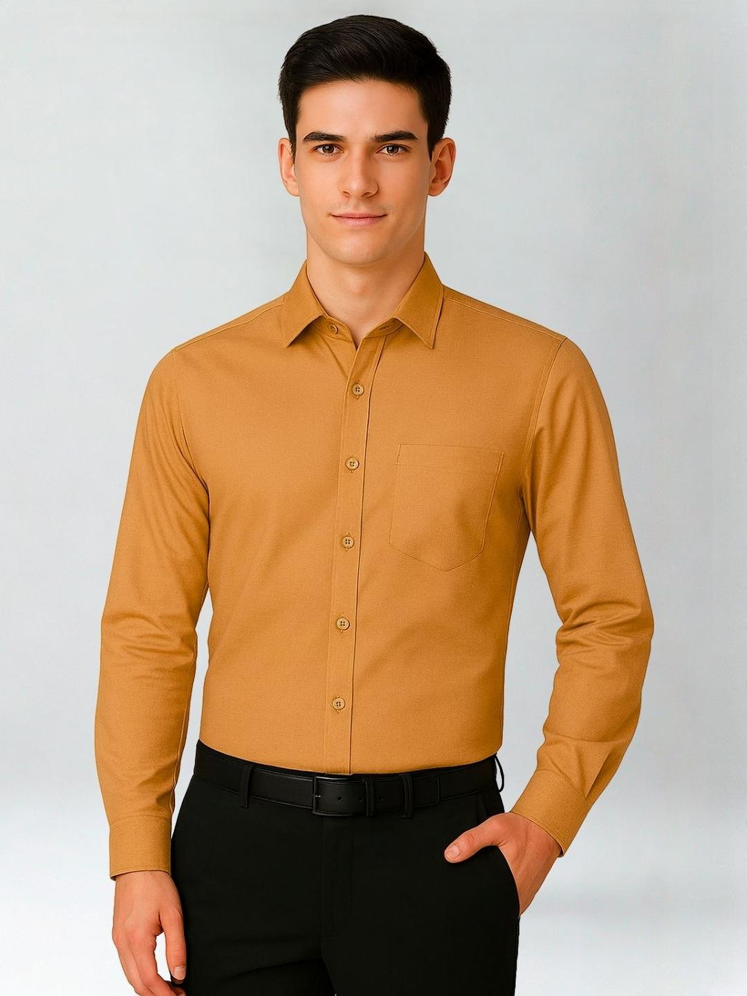 Zee Gold Regular Fit Pure Cotton Formal Shirt