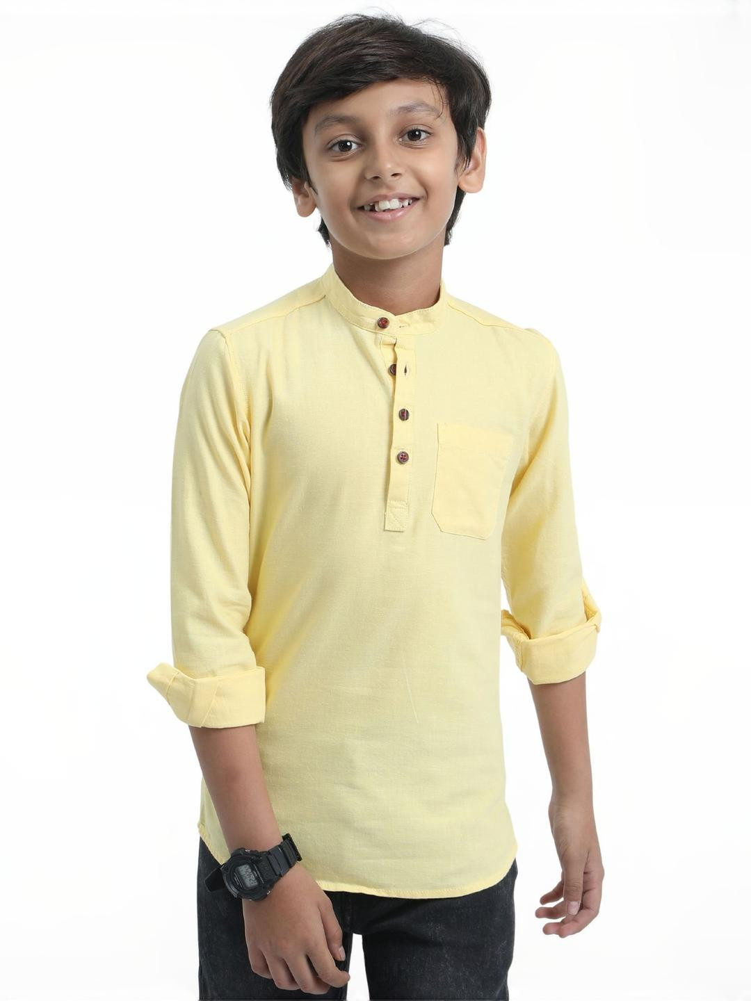 Rocket Science Boys Yellow Kurtas
