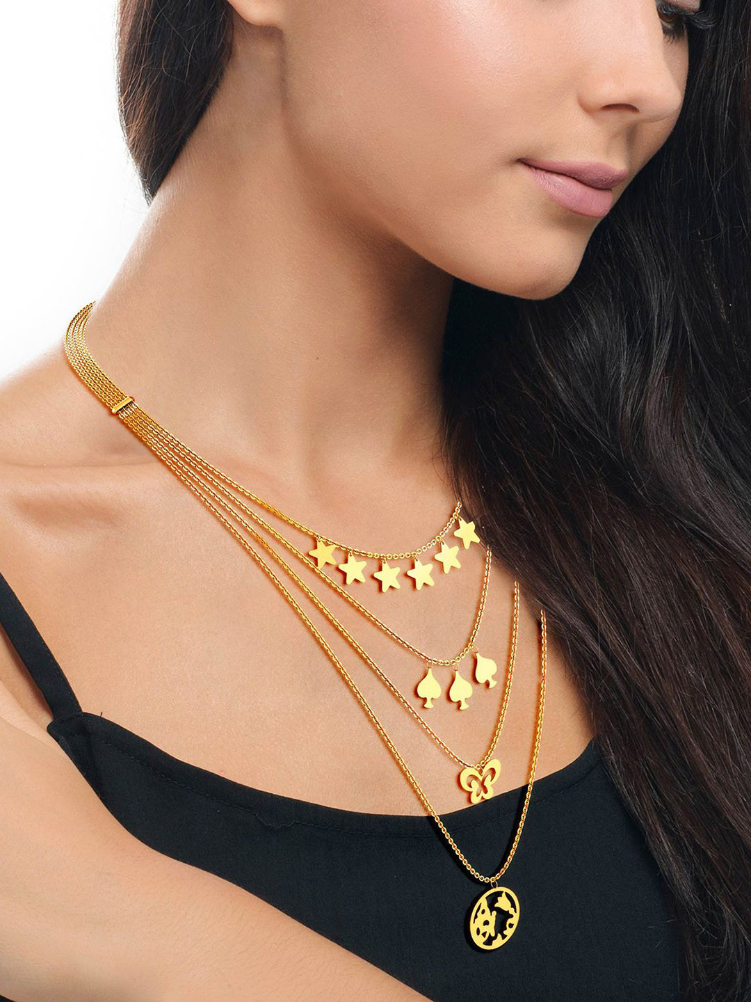 Joyalukkas Women 18KT Elegant Gold Necklace