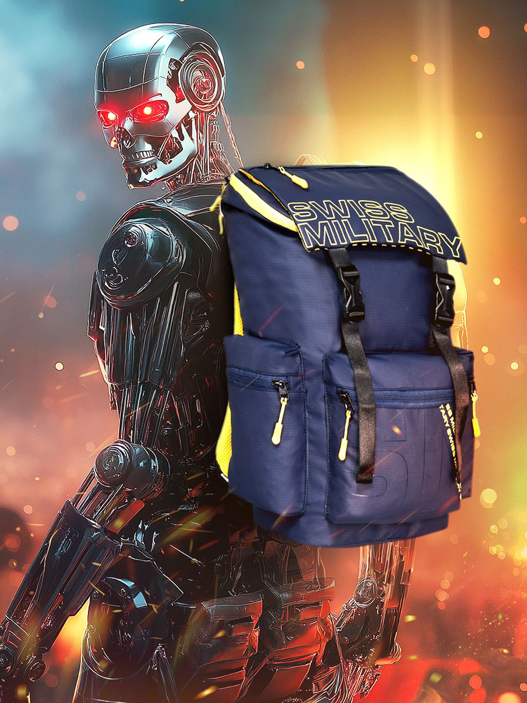 SWISS MILITARY Unisex Medium Travel Backpack