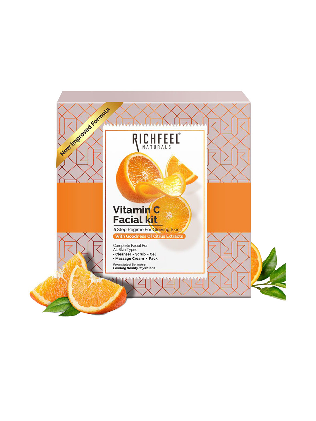 Richfeel 5 Step Vitamin C Brightening Facial Kit - 30 g