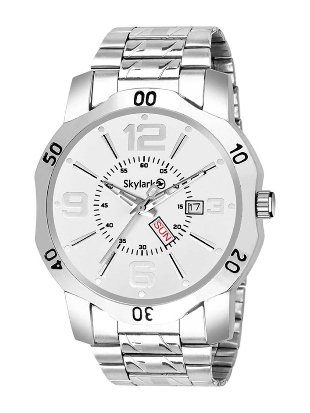 Skylark Men Stainless Steel Straps Analogue Watch Sky-586