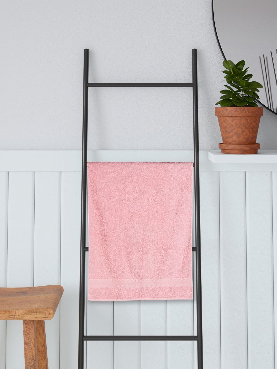 Portico SkyEdge Pink Cotton 410 GSM Bath Towel