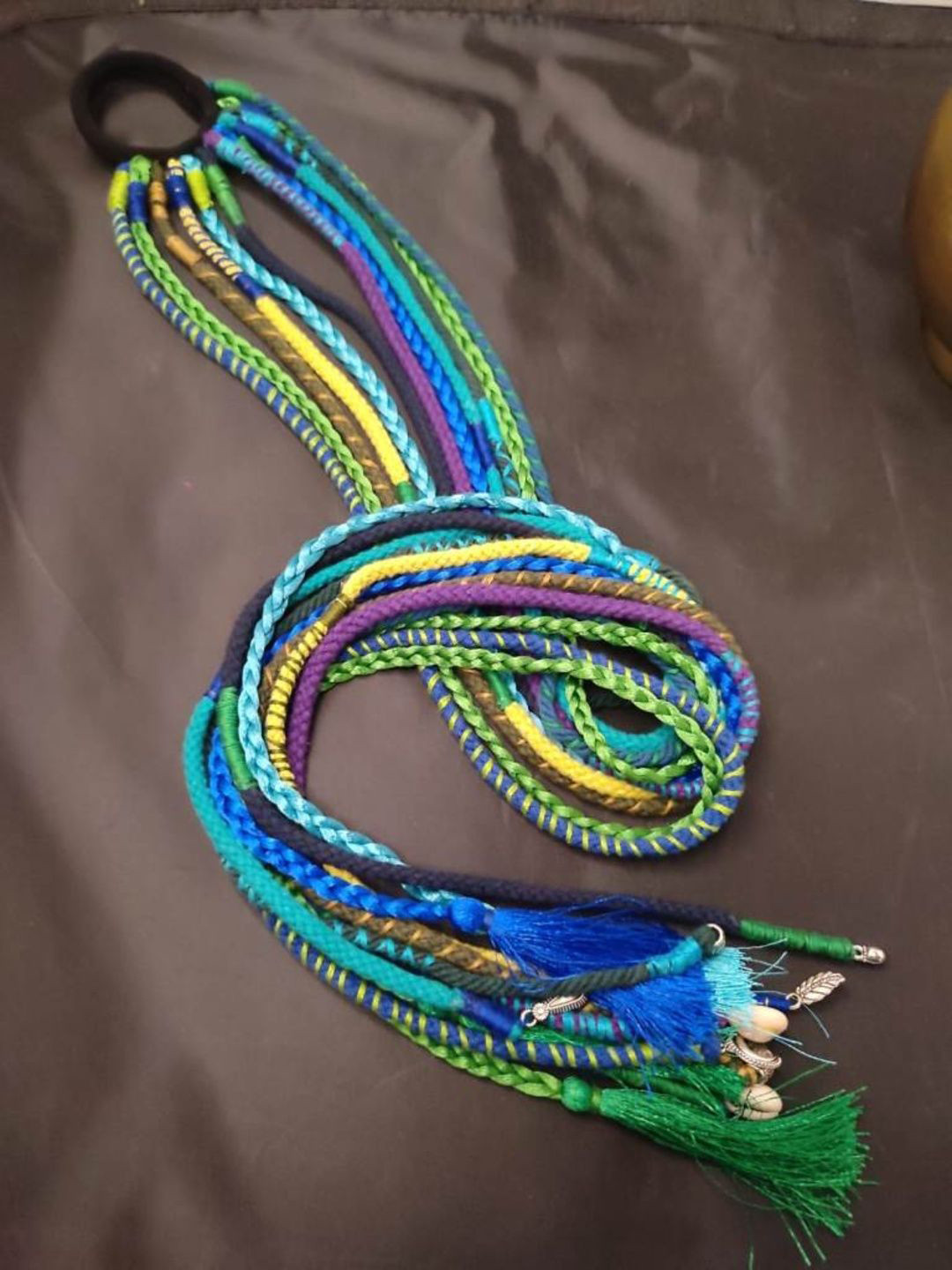 JewelSana Women Spiral Boho Hair Ponytail Holders