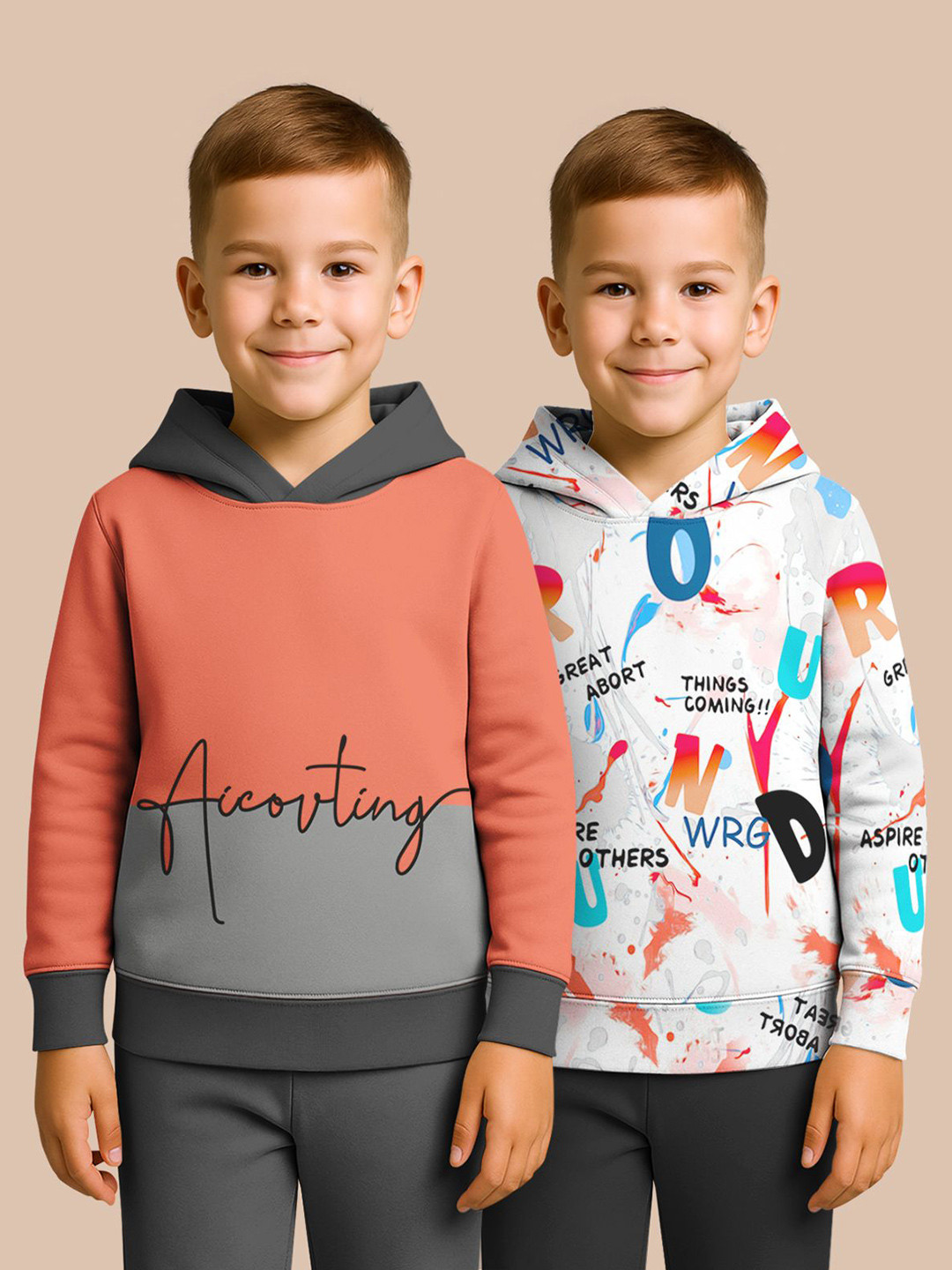 HELLCAT Boys Printed Hooded Sweatshirt