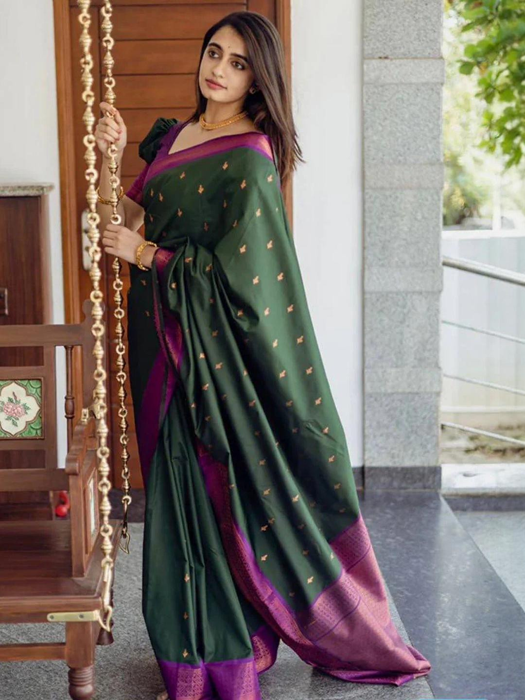 Green Shefali Saree
