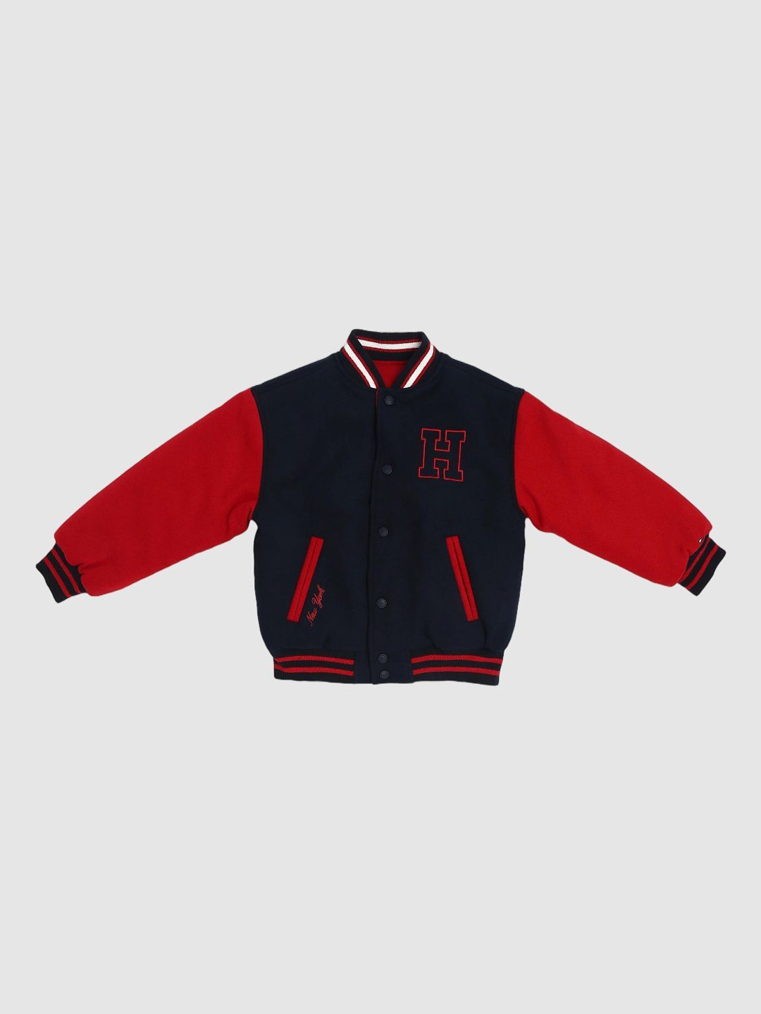 Tommy Hilfiger Boys Colourblocked Varsity Jacket
