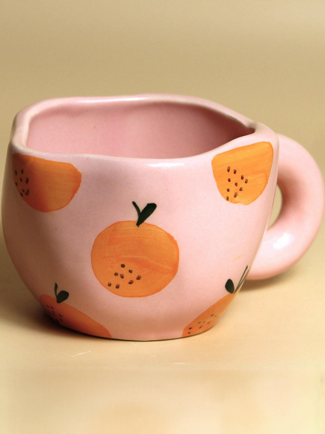 del hogar Pink Ceramic Cups