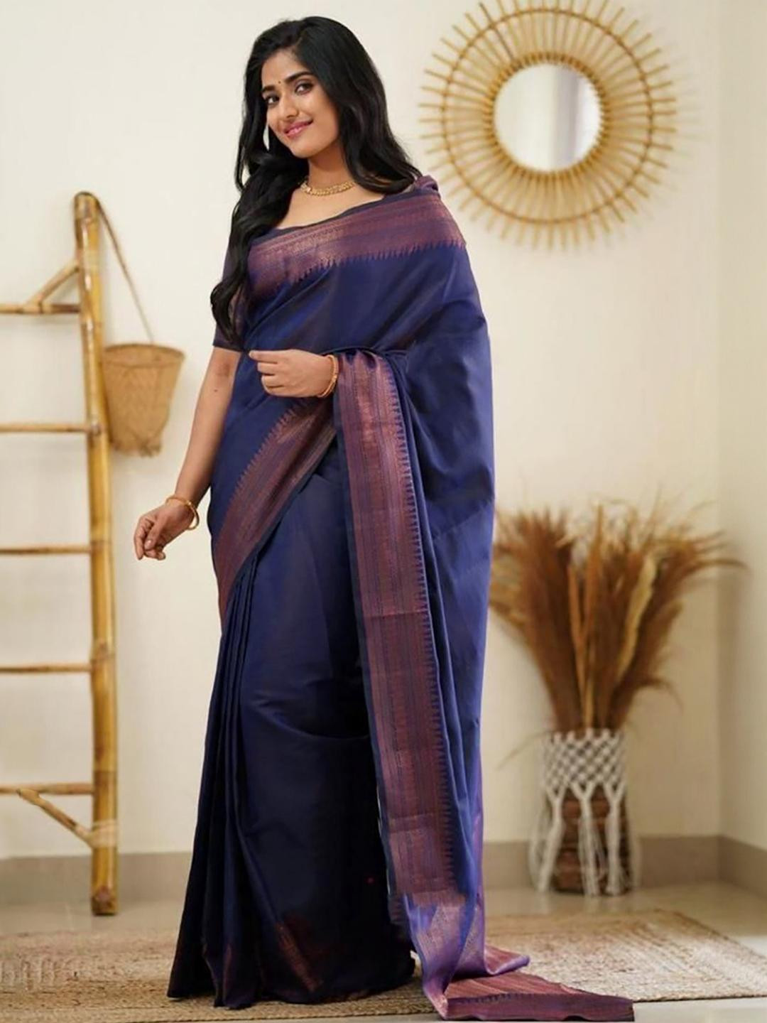 Blue Kanchana Saree