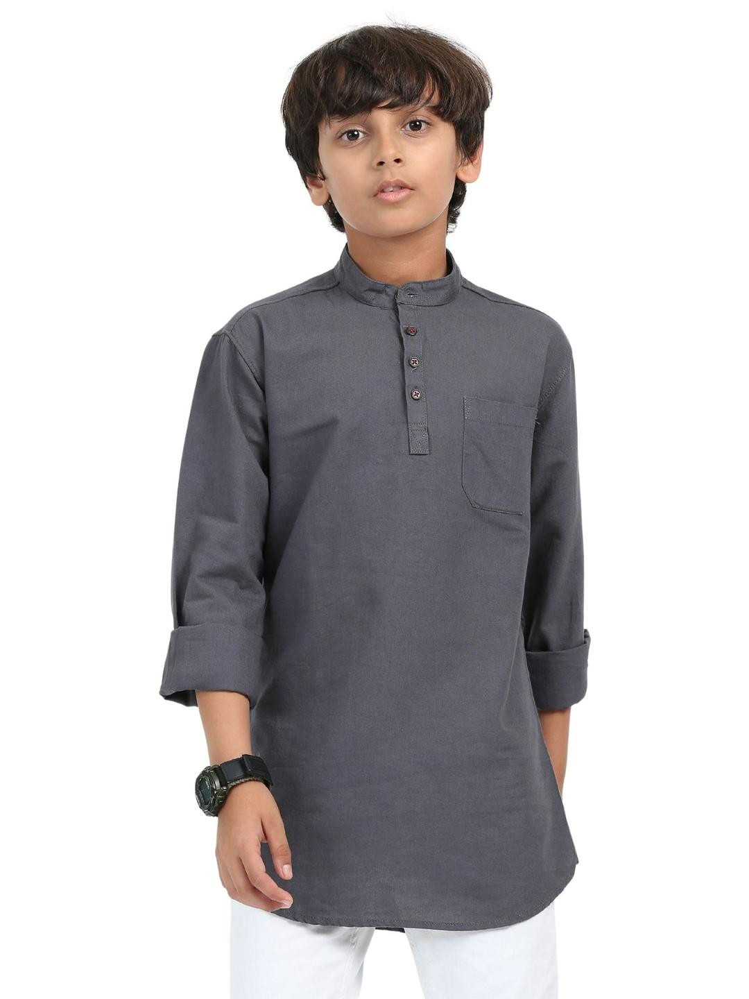 Rocket Science Boys Grey Kurtas