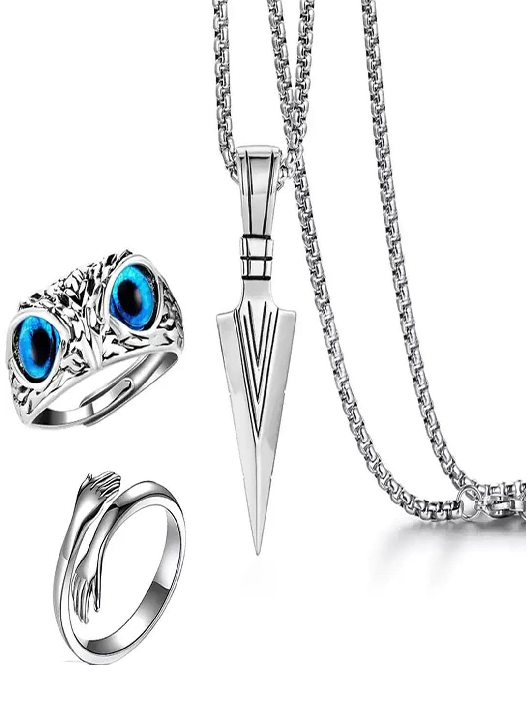 Floky Stone-Studded Jewellery Set