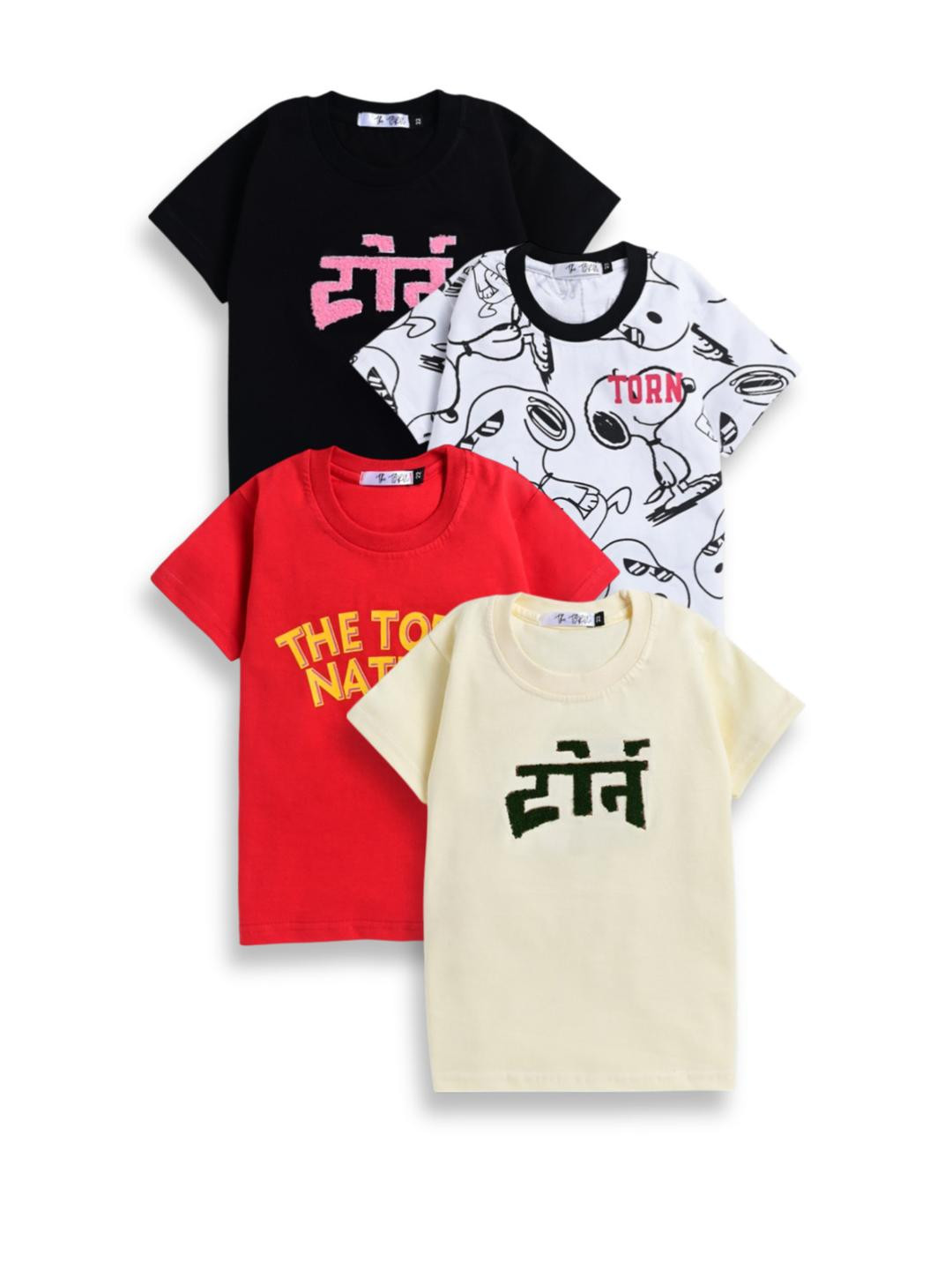 THE TORN Boys & Girls T-shirt Combo