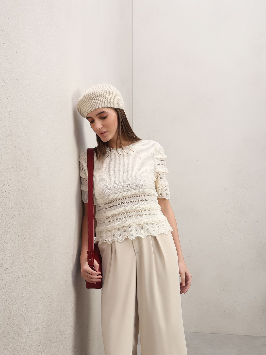 Vero Moda Pristine Women Crochet Top