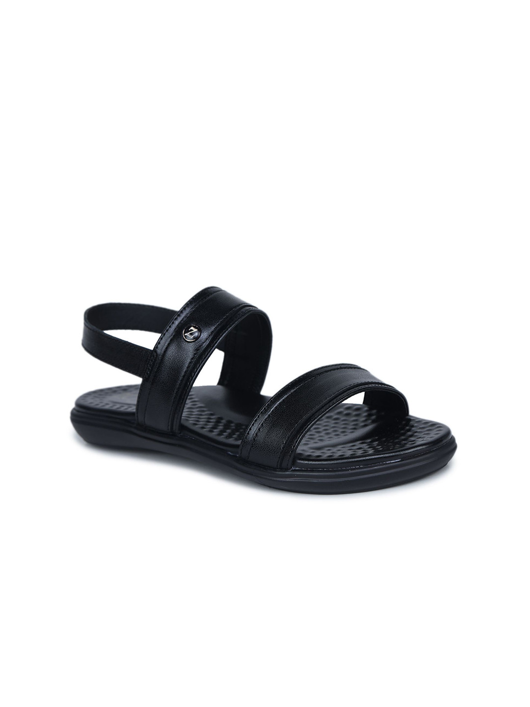 Zoom Shoes Women Leather Open Toe Flats with Back Straps