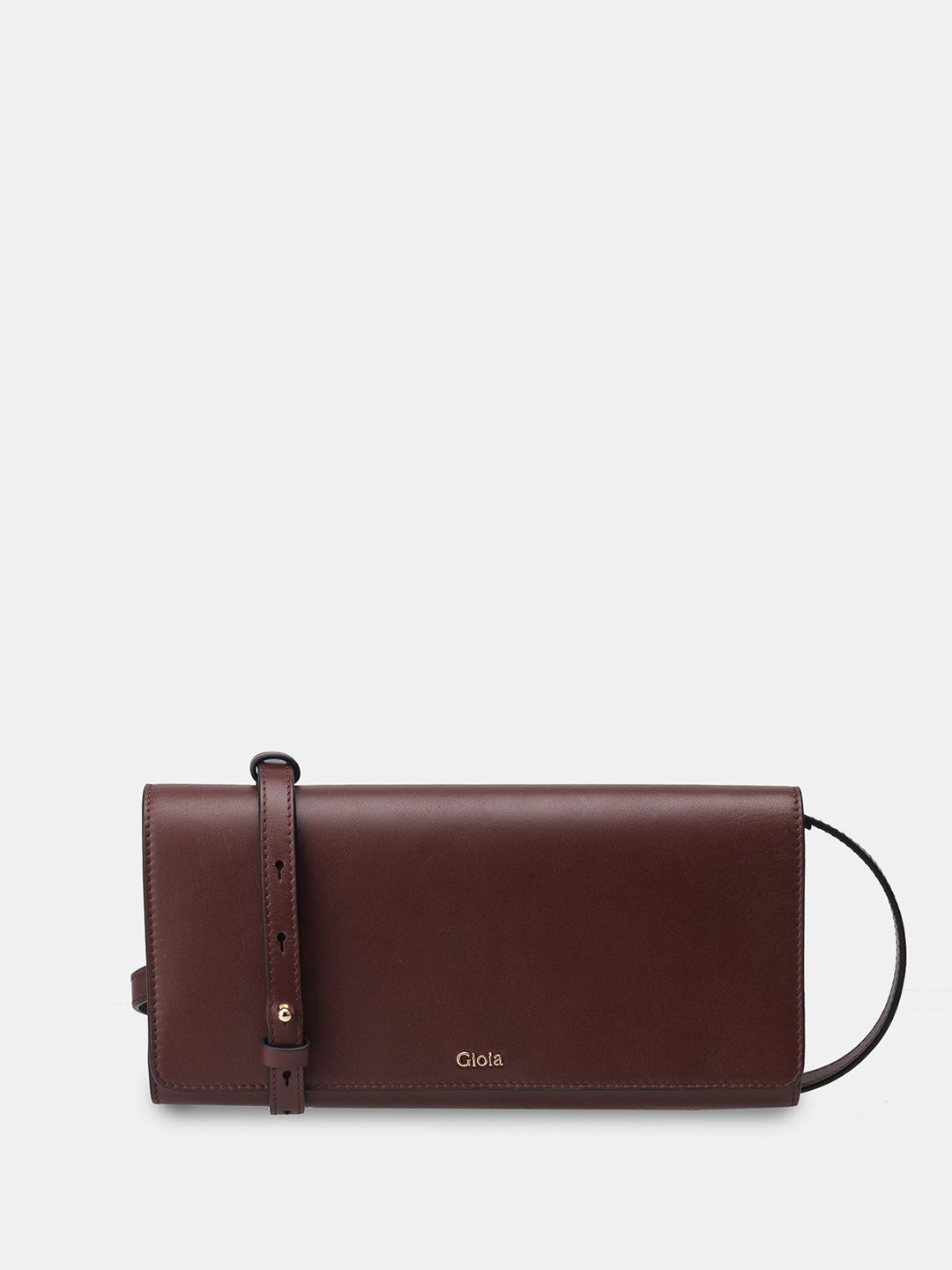 GIOIA Solid Leather Poppy Sling Bag