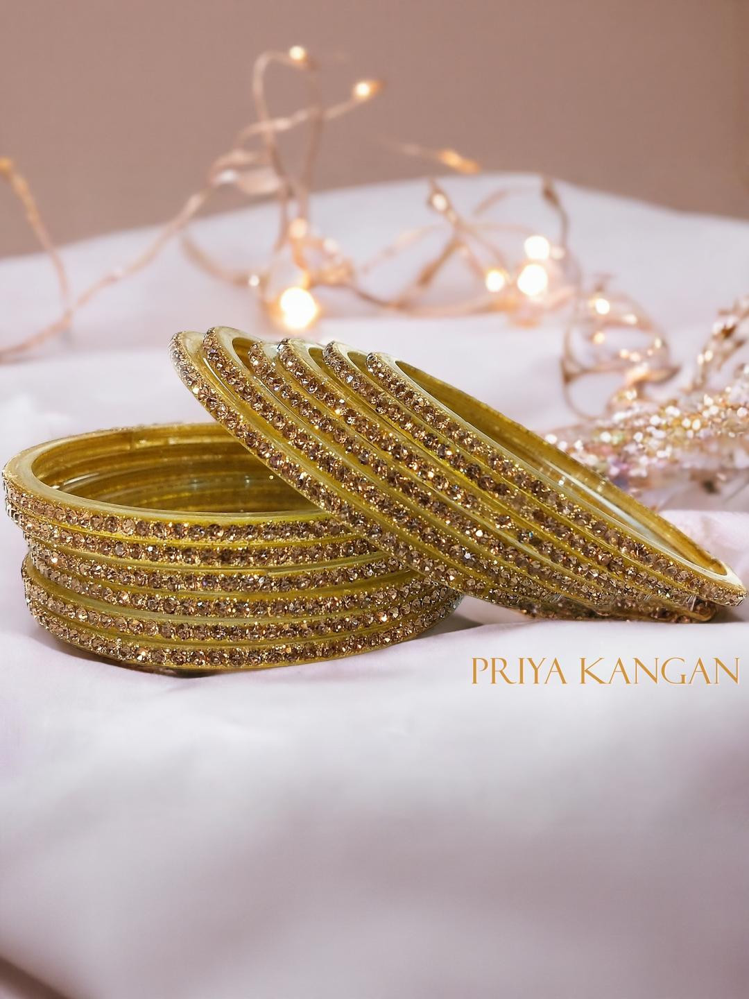 PRIYA KANGAN Zircon Glass Bangle