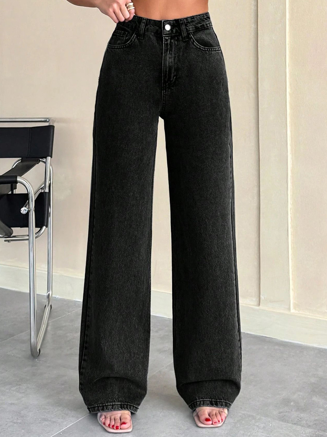 CHALODIA Women Comfort Regular Fit High-Rise Light Fade Stretchable Jeans