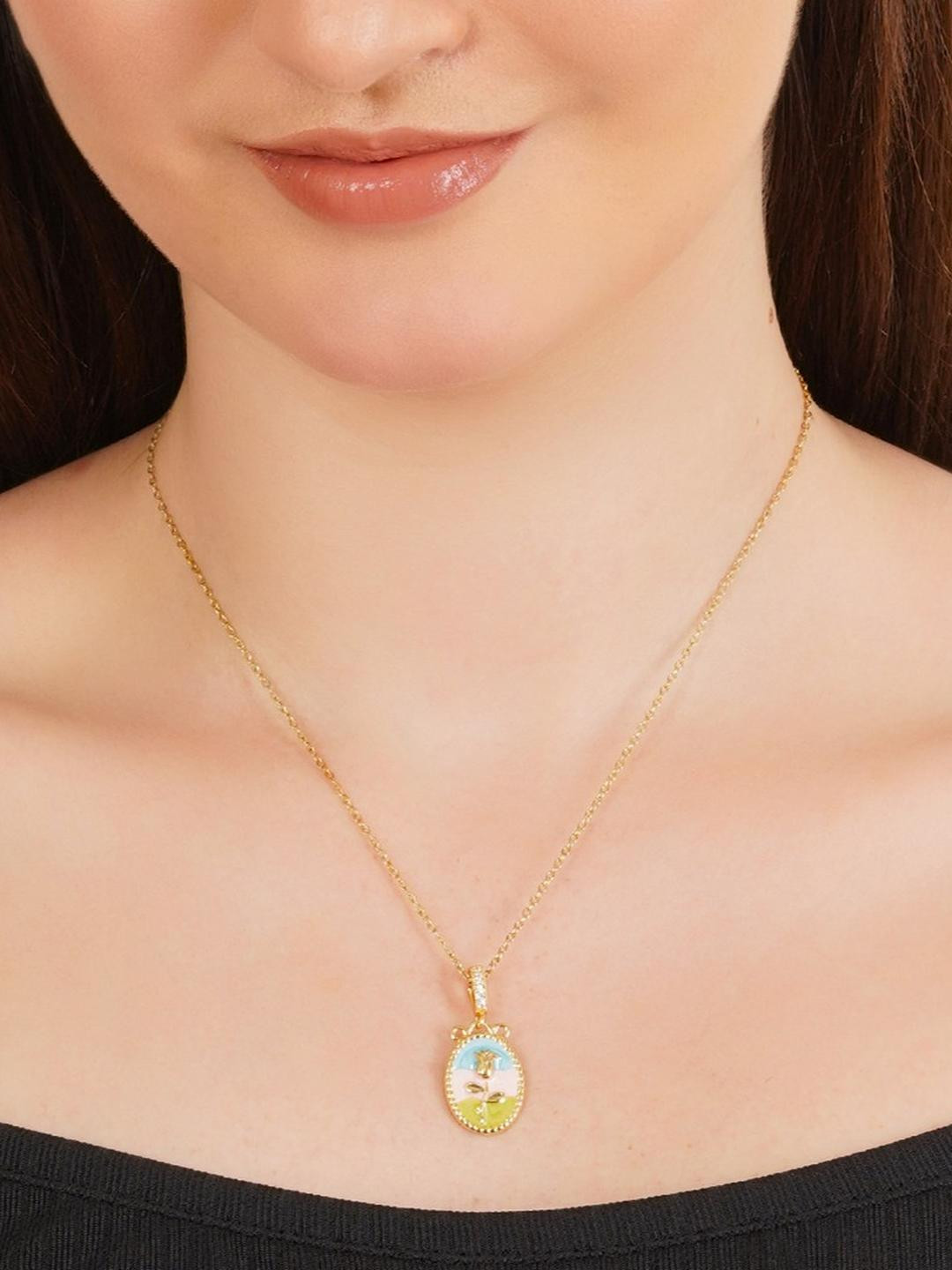 MILLER Women Gold Necklace and Chains