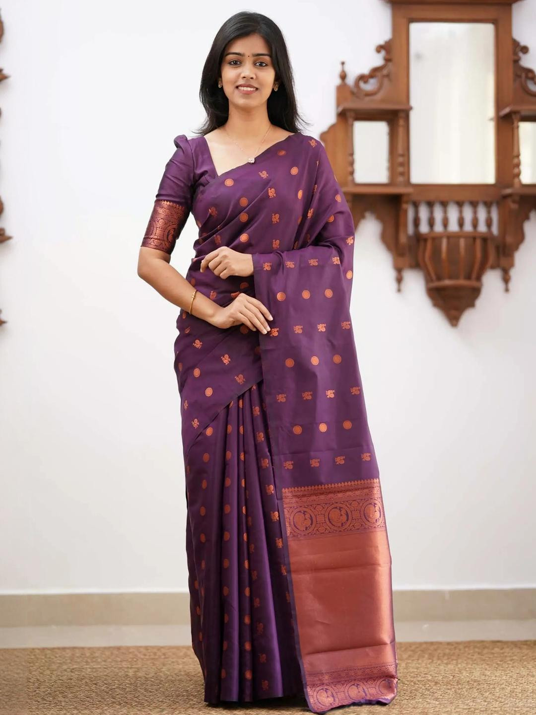 Purple Sayra Saree