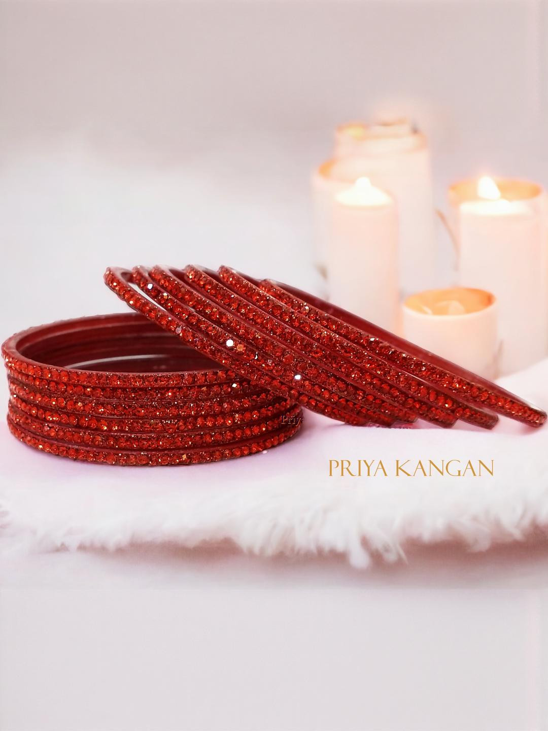 PRIYA KANGAN Zircon Glass Bangle