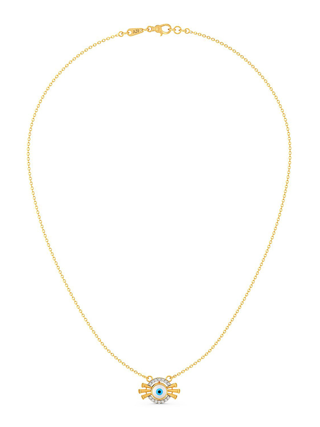 Joyalukkas 22KT Sparkling Evil Eye Elegance Necklace Gold
