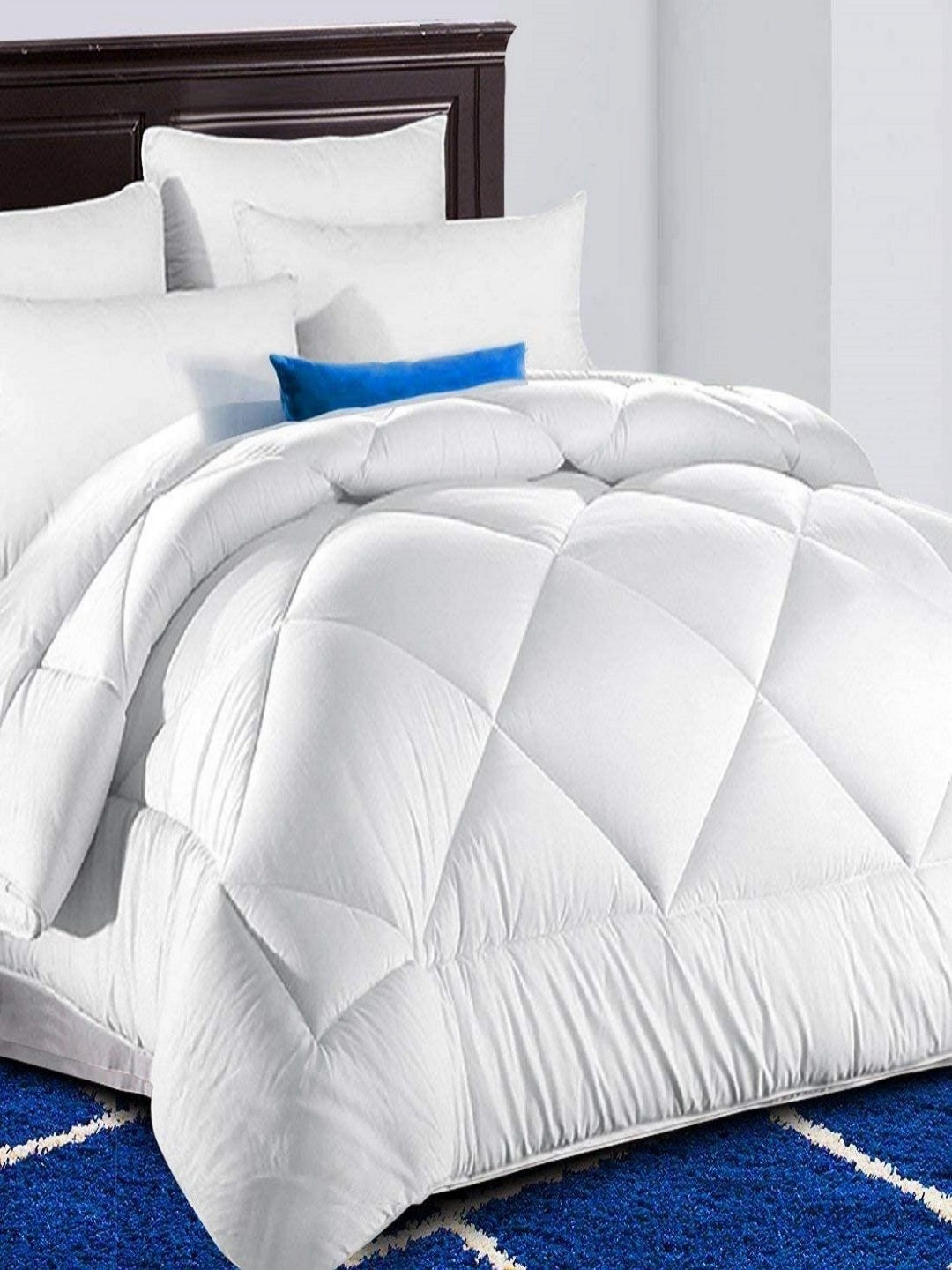 CHICERY White Heavy Winter 300 GSM Double Bed Comforter