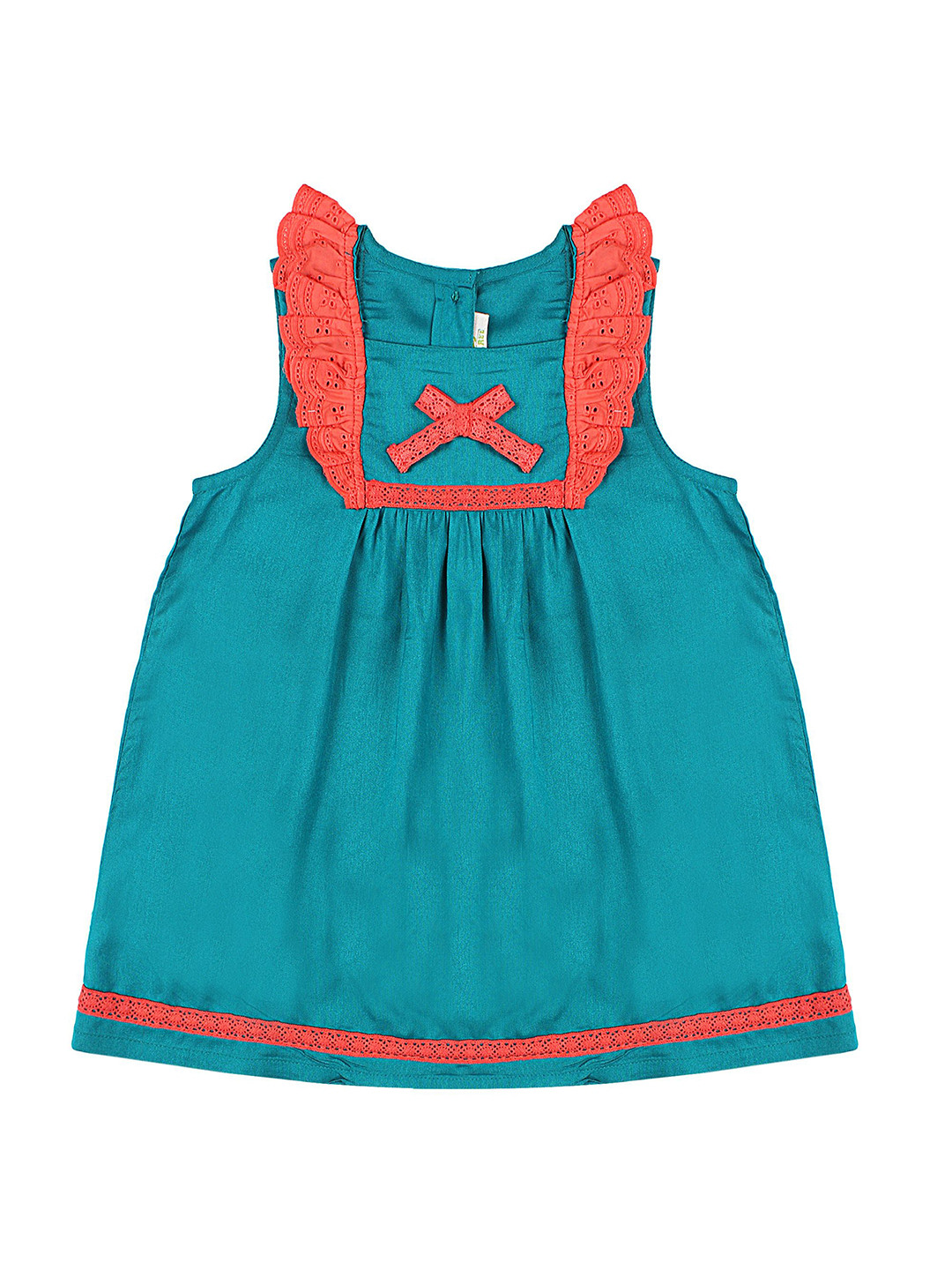 ShopperTree Girls Round Neck A-Line Dress