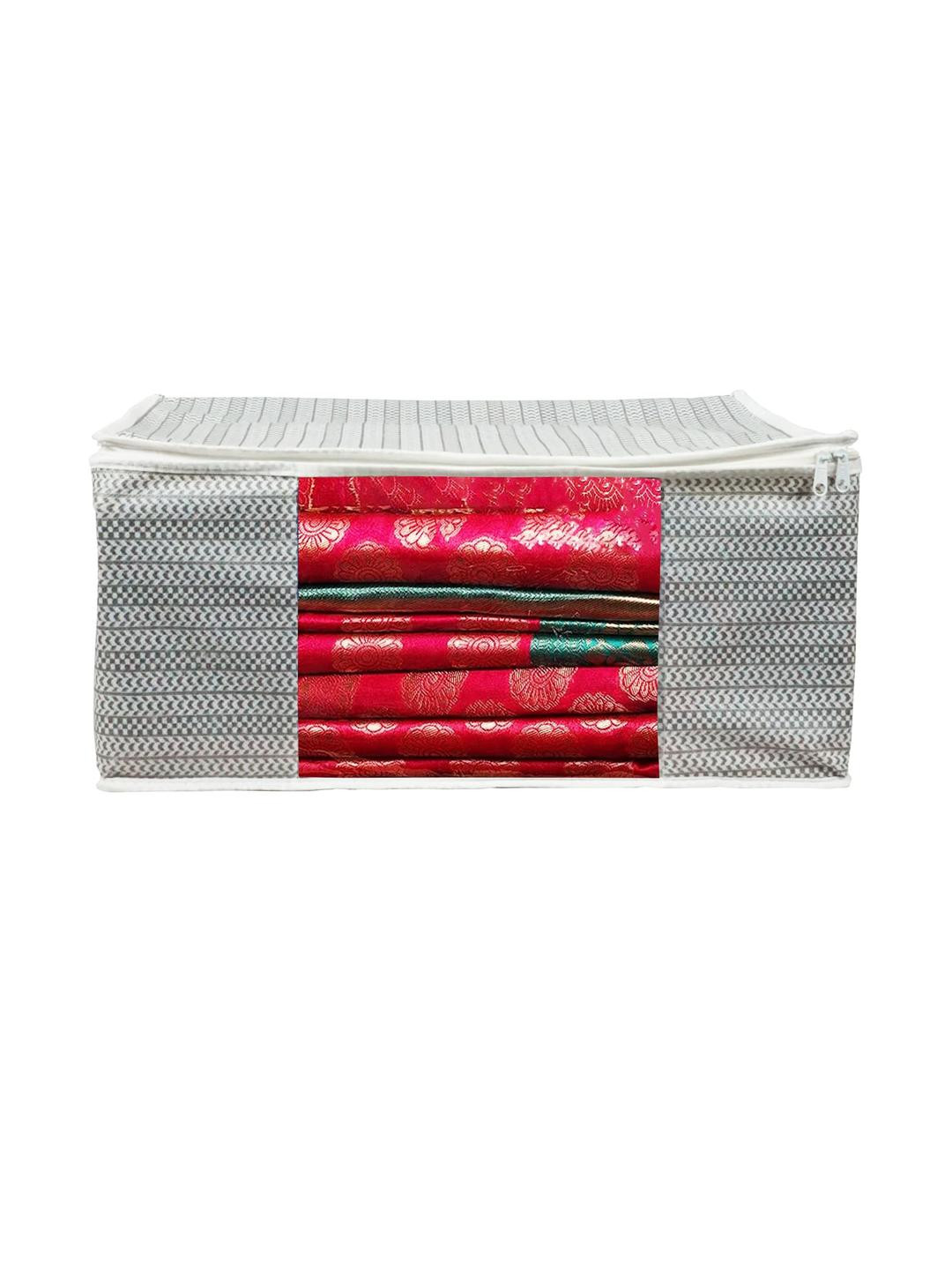 AMAK INC Grey Fabric Multi-Utility Wardrobe Organisers