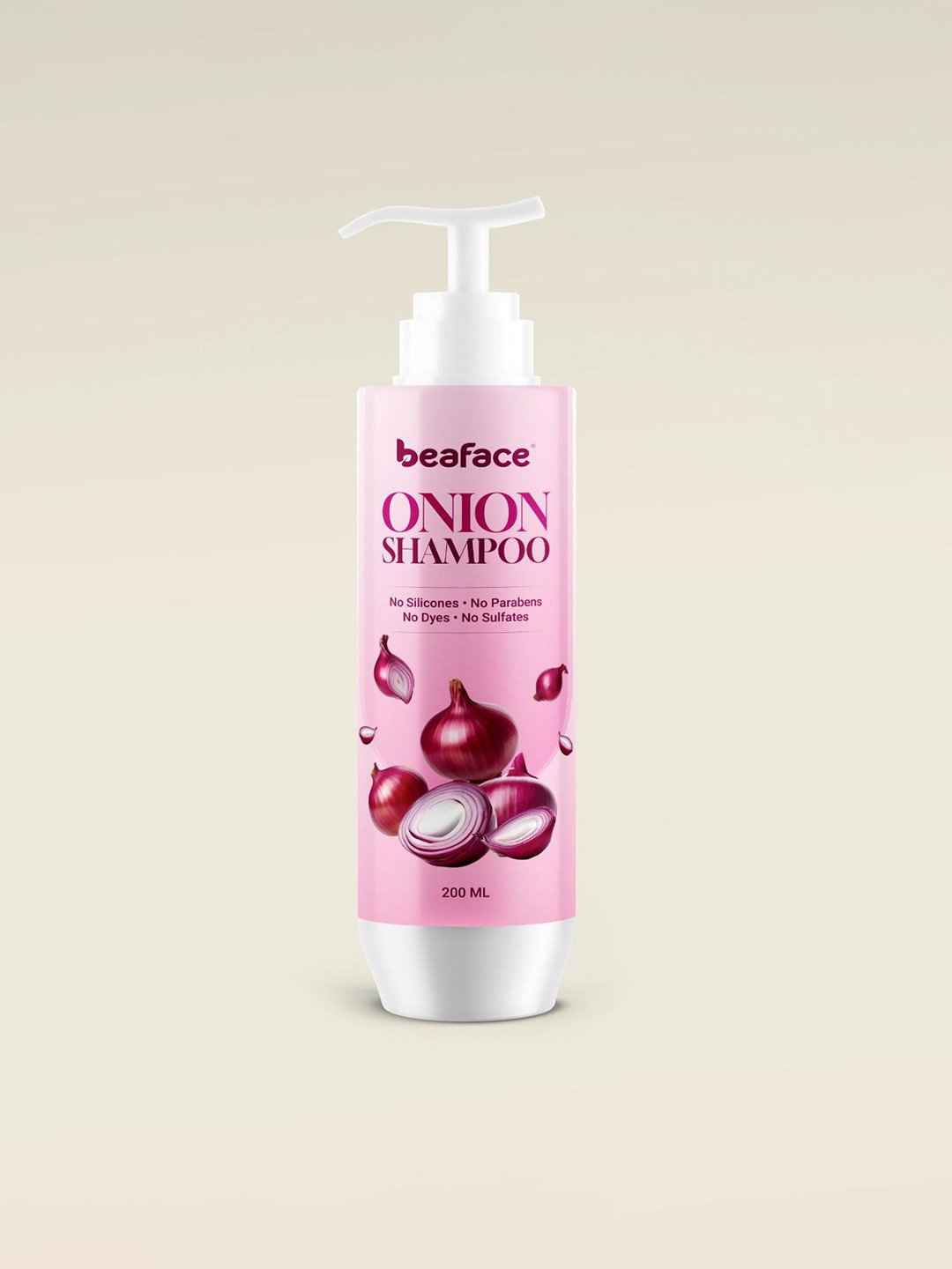 Beaface Onion Shampoo For Nourishes The Scalp - 200 ml