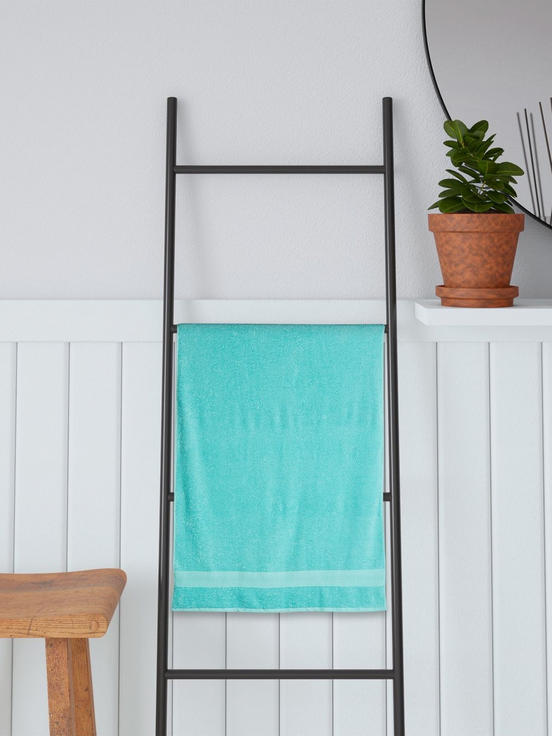 Portico SkyEdge Blue Cotton 410 GSM Bath Towel