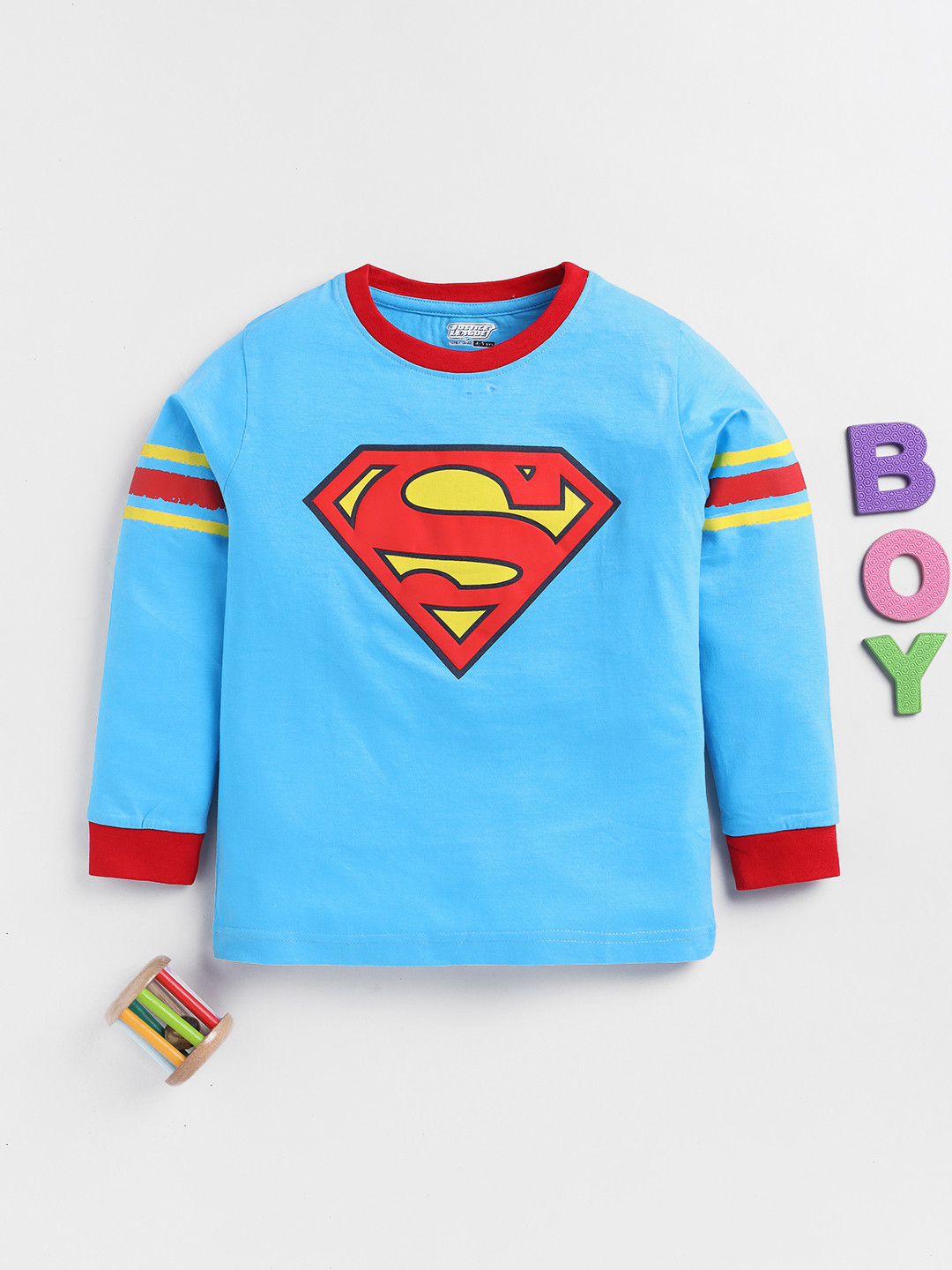 Here&Now X Game Begins Boys Superman Printed T-shirt