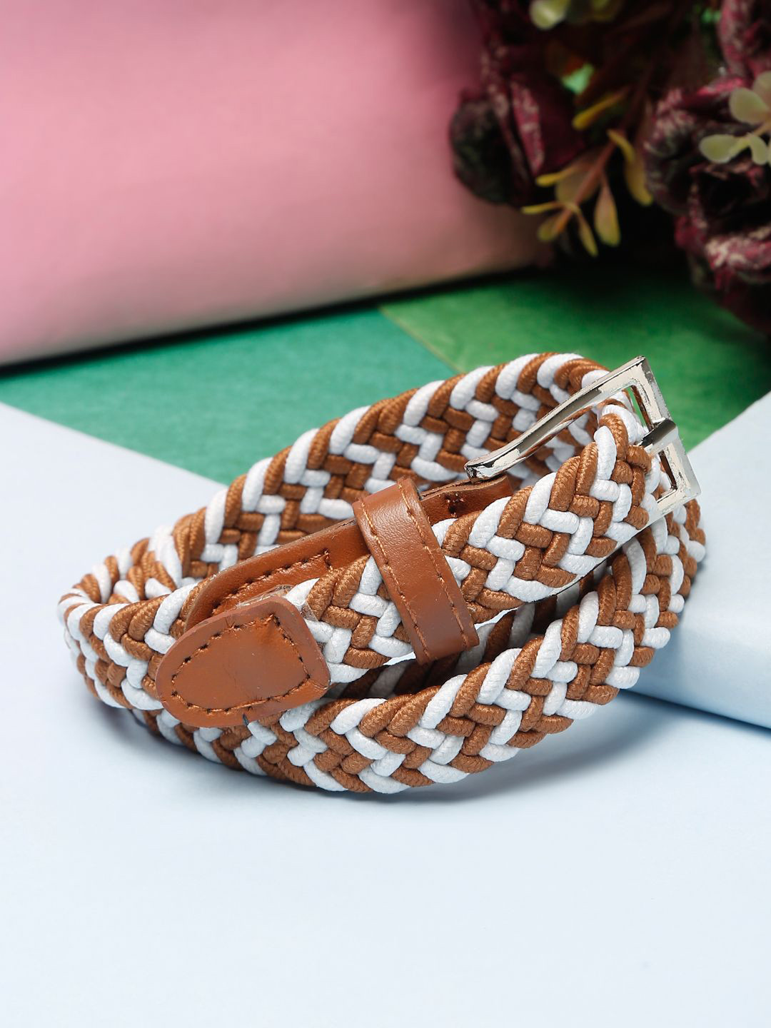 Stoln Kids Braided Reversible Belt