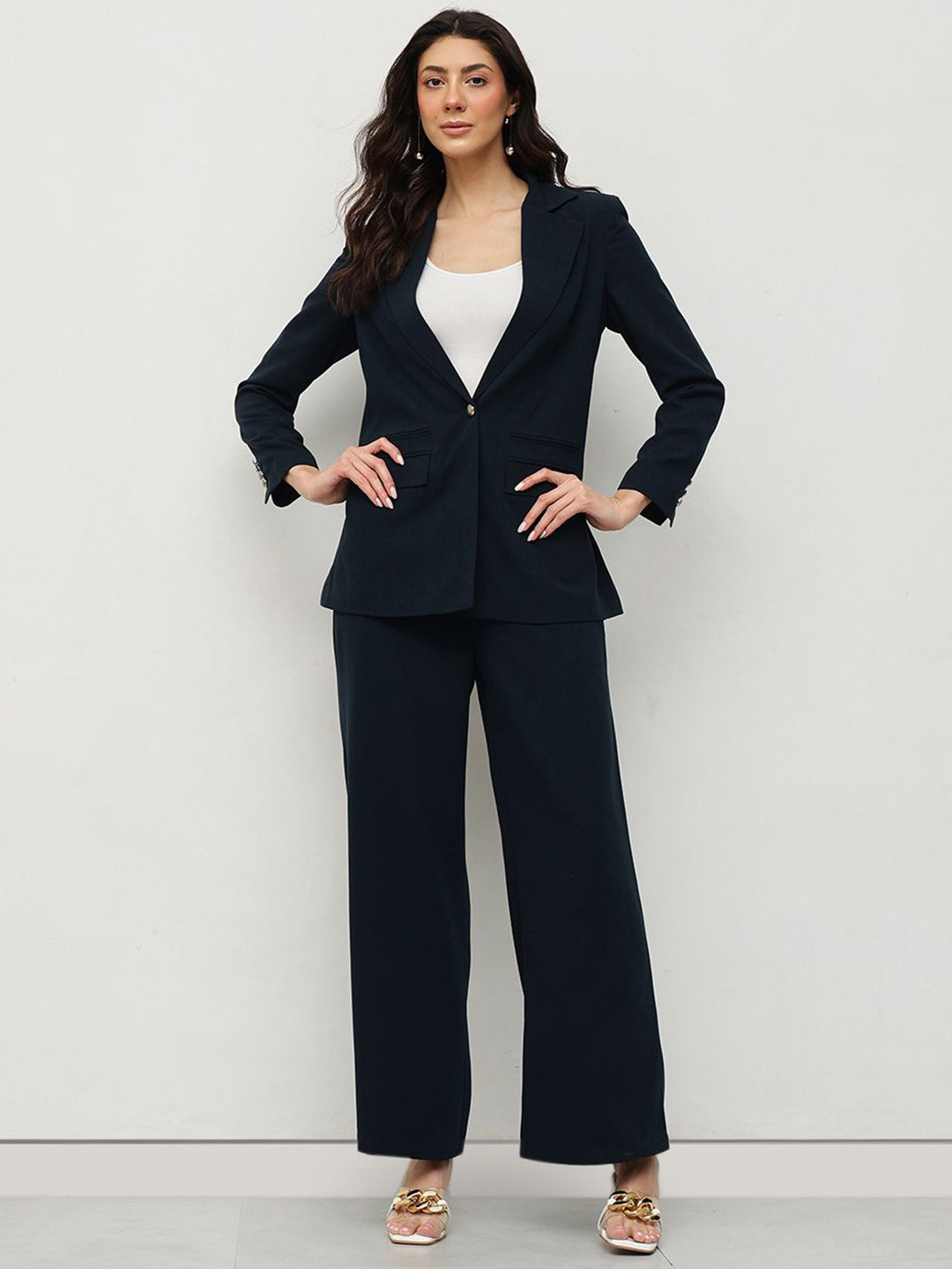 HOUSE OF S Single-Breasted Two-Piece Suit
