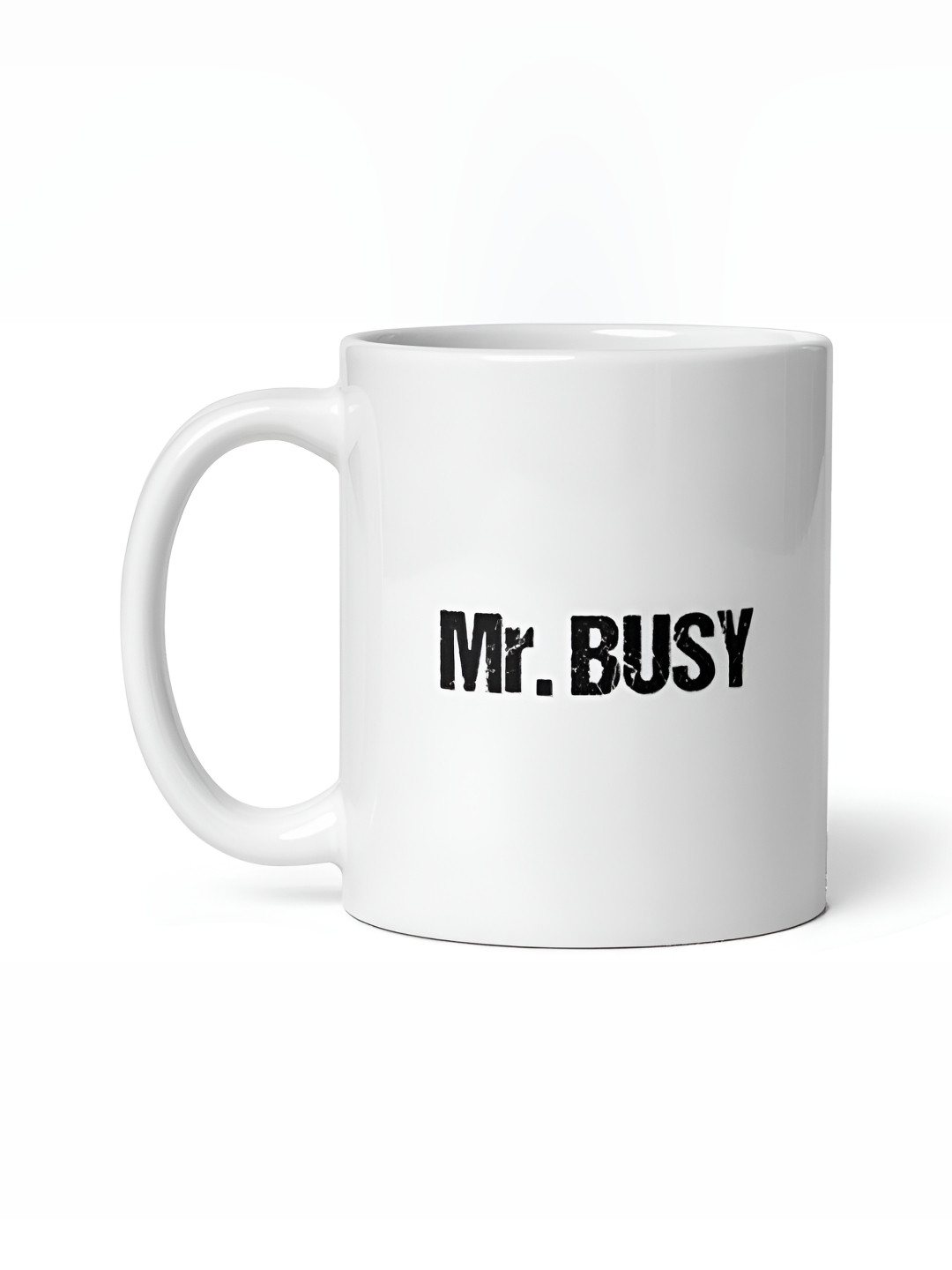 Mr UVD White & Black Mr. Busy Printed Ceramic Mug 350ml