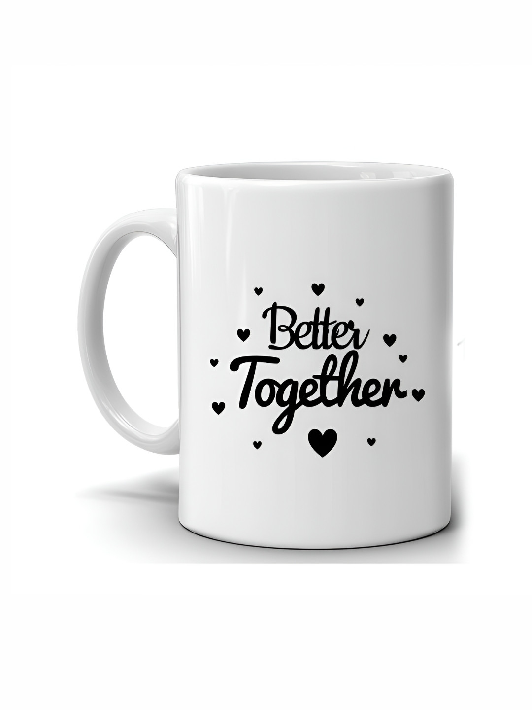 Mr UVD White & Black Better Together Printed Ceramic Mug 350ml